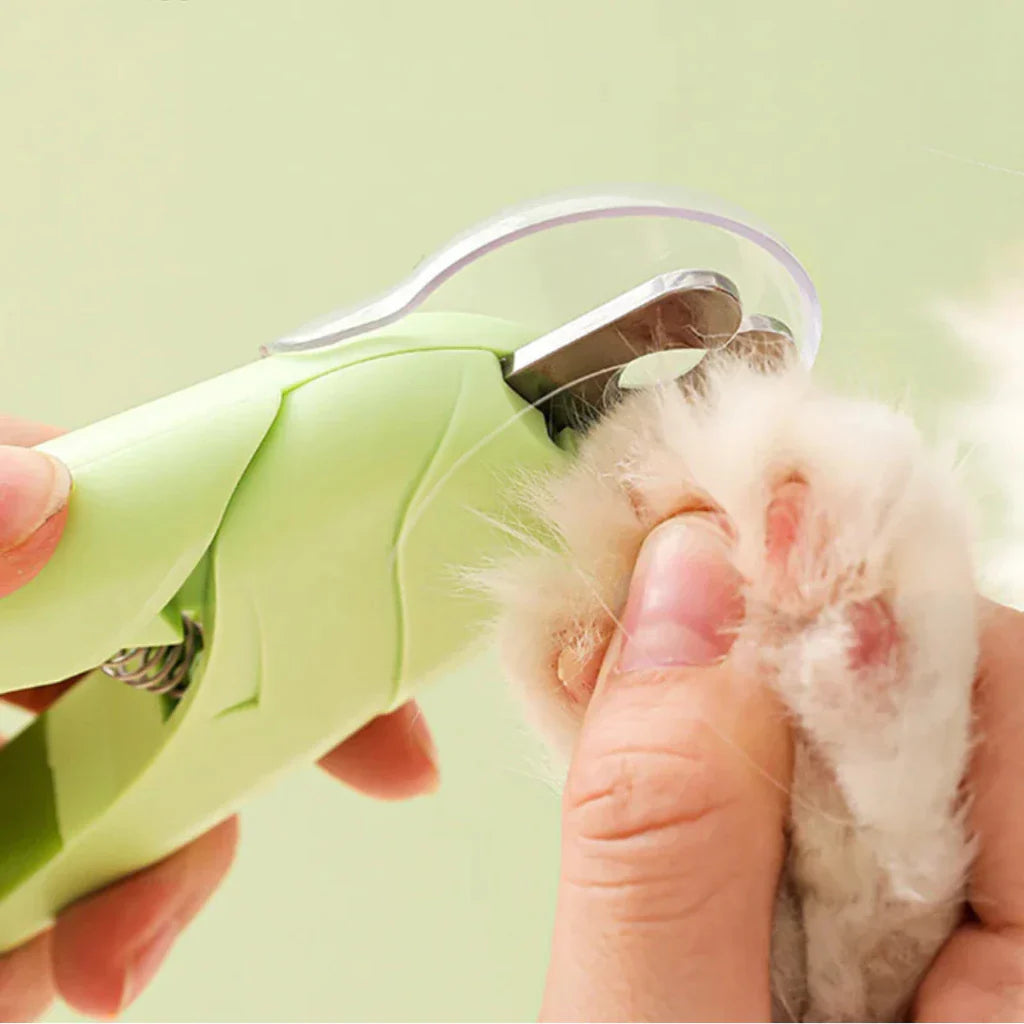 Kit Cortador de Unhas com Lixa para Cães e Gatos – Alicate com LED - Pet