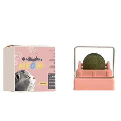 Brinquedo rotacional 360° Erva Catnip - Pet