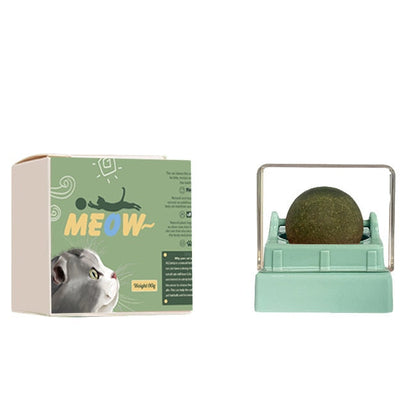 Brinquedo rotacional 360° Erva Catnip - Pet