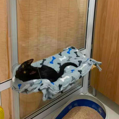 Suporte para Gato de Janela com Ventosas - Vista e Conforto para o Seu Gato! - Pet