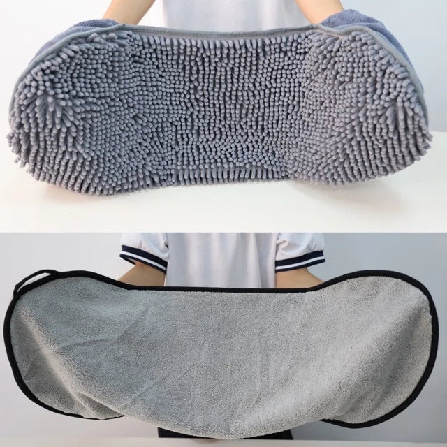 Kit 2 Toalhas para Cachorro – Secagem Rápida e Cuidados de Limpeza - Pet
